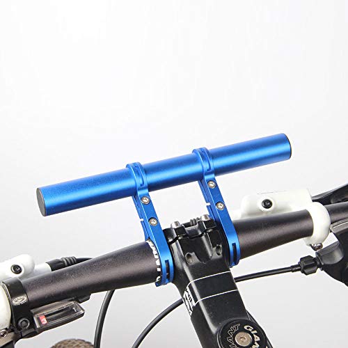 YESON Bike Handlebar Extender Double Bicycle Handlebar Extension Mount Aluminum Alloy Handlebar Bracket,Blue - Thumbnail 4