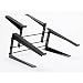 Magma MGA75540 Control Stand for DJ Controller and Laptops, Black