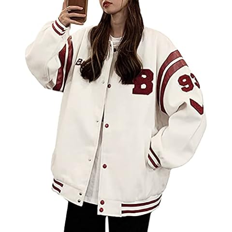 Veste de Baseball Femme Minetom Cover