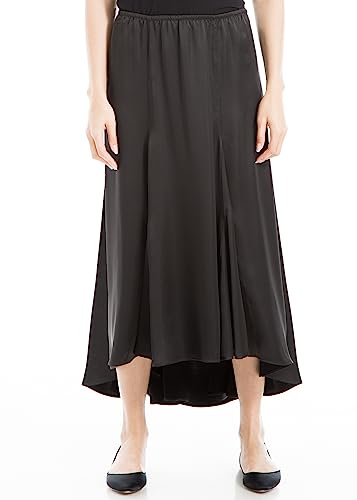Max Studio Women's Satin High Low Hem Skirt