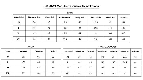 Image of SOJANYA Men's Silk Blend Solid Kurta & Pyjama Set