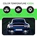 pinflaw Pack of 2 Brake Light Bulb, Car Halogen Fog Light Bulb, PSX24W Clear Light Source Quartz Glass Steering Light, Lighting Replacement Modification Accessory, for Most Cars (White)