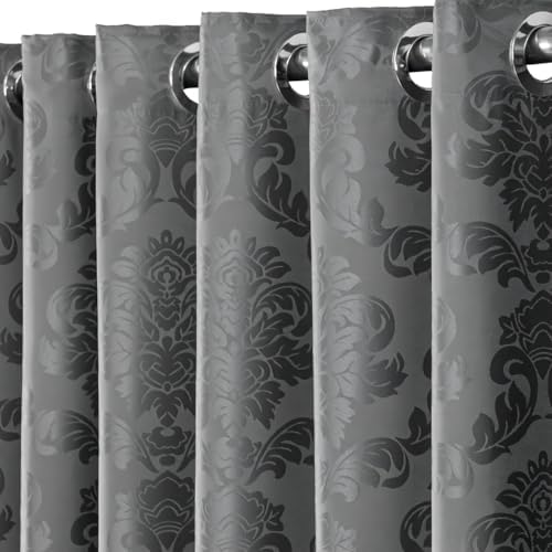 Cortina Semi Blackout Jacquard 2,00x1,80 Janela Sala E Quarto Varão Simples...