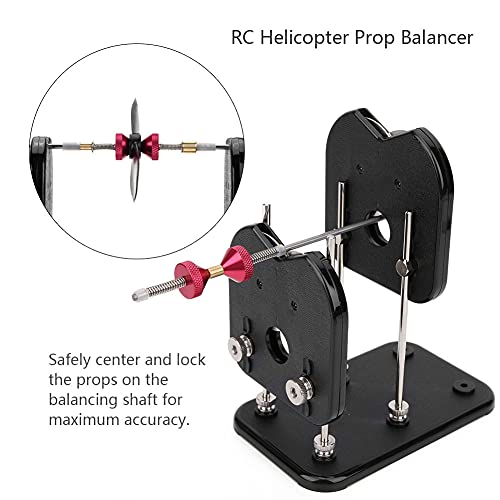 RC Helicopter Prop Balancer Accessories, RC Multirotor Tru‑Spin Prop Support Balancer Spare Part for RC Airplane(black) - Image 4