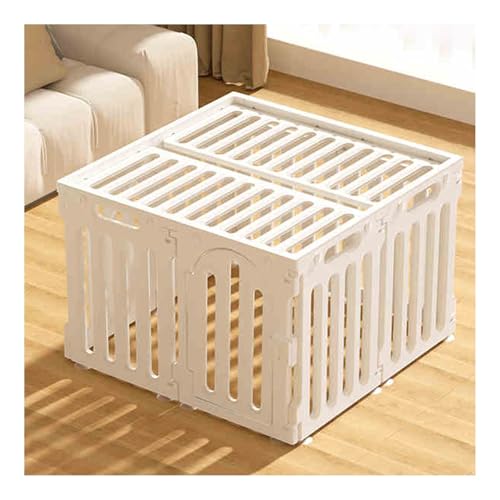 HBOOMOEM ペットフェンス、ペットサークル、折り畳み式 ペットサークル、犬 ペットフェンス、ペットフェンス 中大型犬用、室内 ペットフェンス、犬用 折りたたみ 屋外 ペット柵、折りたたみ可能 犬のサークル、ペットフェンス ドア付き、トップカバーは転倒