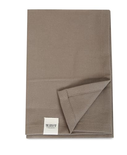 Image of Knit Theory Cloth for Cooking | Cotton Hand Towel for Drying Dishes | 70x45 cm Tea Towels | Highly Absorbent for Cleaning & Quick Drying of Plates| Kitchen Towel (Set of 4 Pieces), KTKT012