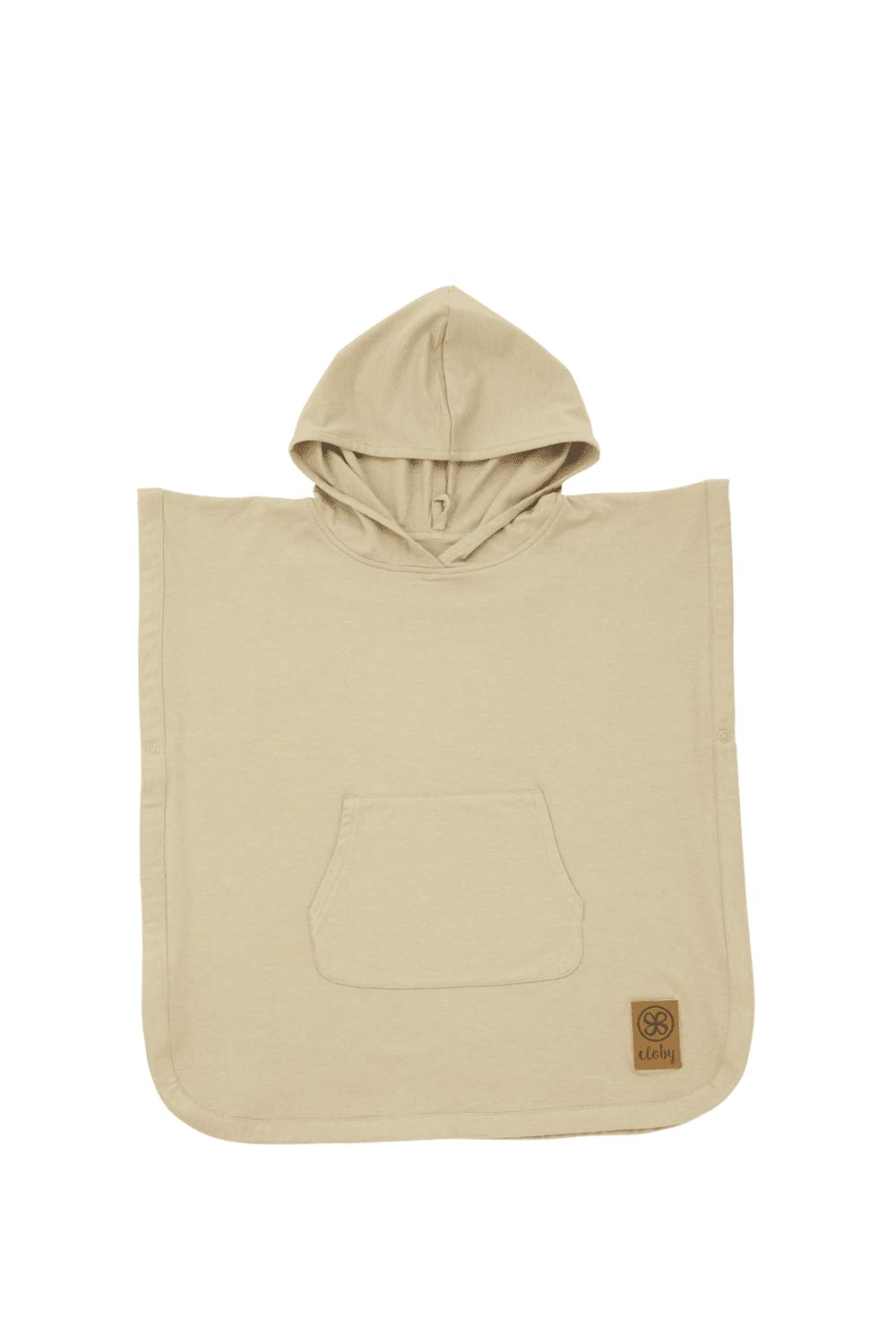 Cloby Badeponcho mit Kapuze mit UV-Schutz (UPF 50+) - Sandy Beach beige