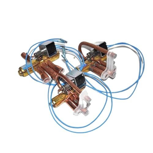 1pcs Refrigerant 4 Way Valve Air Conditioning Electromagnetic Four Way