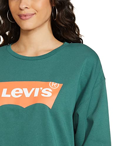 Image of Levi's Women's Cotton Regular Fit Styled Crew Neck Sweatshirt