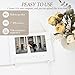 Luxury Linen Bound Video Book | LOVE Theme | 7” IPS Display, Gold Foil Stamping, 3-Hour Video Playback, 4GB Storage | Ideal for Personalized Gifts