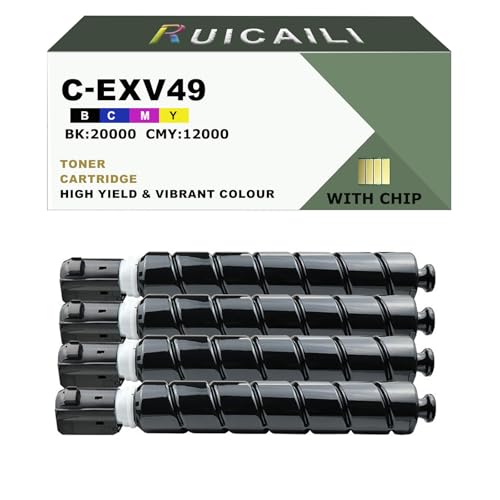 Cartouche de toner C-EXV49 pour imprimante Canon Imagerunner Advance C3325i C3525i C3520i