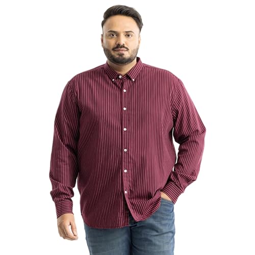 Image of SNITCH Ignazio Maroon Stripes Shirts
