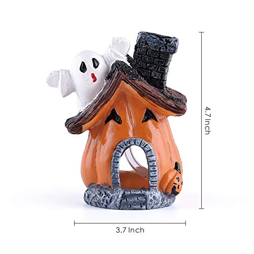 Carefree Fish Aquarium Cucurbita Decoration Fish Tank Bubbler The Halloween Decor Pumpkin House - Thumbnail 7