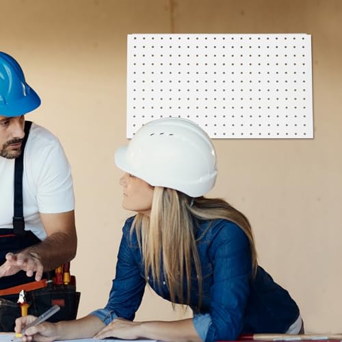 Tablero Perforado de Hierro Resistente Panel Blanco de Almacenamiento para Llaves de Trabajo 5