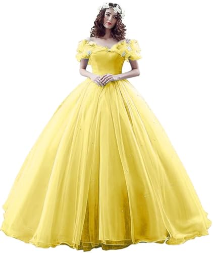 Image of Women's Off Shoulder Quinceanera Ball Gowns Masquerade Princess Long Prom Formal Evening Party Dress