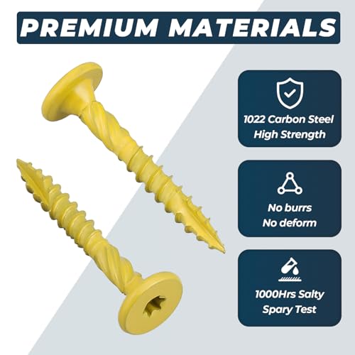 Tornillos de madera #14 x 5 pulgadas pack 30 unidades miniatura 3