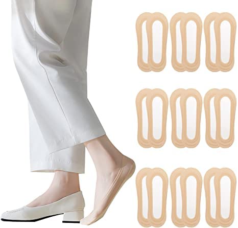 3 Pairs Women's No Show Liner Socks-Women's Invisible Socks Low-cut Footies for Flats High Heels,Hidden,Loafer-image-34