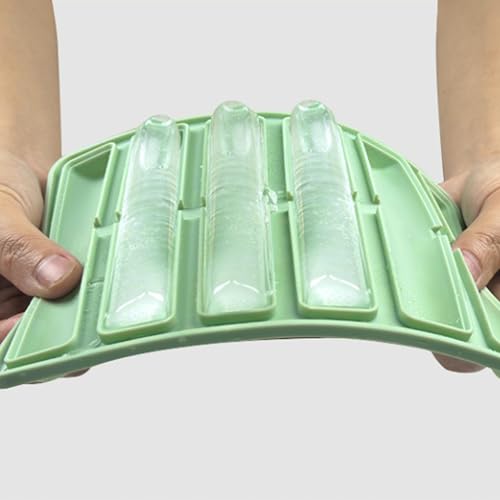 Bandeja para cubitos de hielo de silicona con tapa miniatura 3