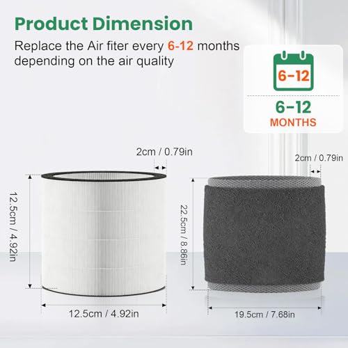 Image of Replacement Filter for Blueair 2-in-1 Pro Air Purifier & Humidifier | 1*2 in1 Pro Wick Filter,1 *2-in-1 Pro Purify + Humidify Replacement Filter