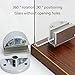 Saddgo Glass Door Hinges No Drilling Zinc Alloy Glass Single Clamp Hinge for Bathroom Kitchen Cabinet Shower Doors Modern, Contemporary, Industrial Silver Finish
