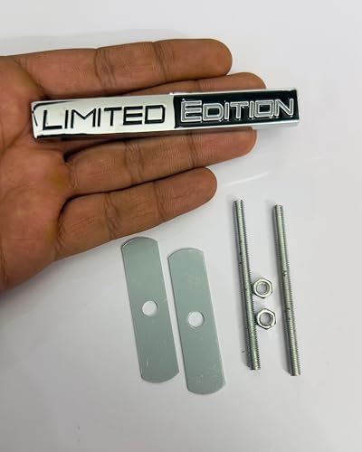 Image of Emblems for Car & Bike Metal Lo.go and Grill Me.tal Lo.go, Auto Accessories for Car Emblem 3D Badge Auto Racing Sport Sticker Grand Tourer Decal. (Chrome Black Grill Limited Edition)