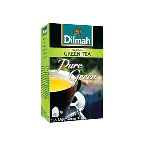 Miniatura 5 de Dilmah Té Verde Puro 100 Natural Filtros De Té Verde Ceilán Envoltorio Individual - 20 Bolsitas De Té 30 Gr