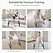 Criebeo Ballet Barre for Home,Portable Folding Ballet Barre Height Adjustable from 32 to 40 Inch Wood Ballet Bar Dance Equipment for Home Workout and Stretch (Black)