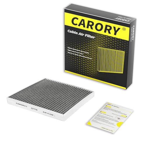 CARORY Cabin Air Filter w/Activated Carbon for Select 2010-2022 Buick, Cadillac, Chevy, Saab Models - Allure, Cascada, Encore, LaCrosse, Regal, Verano, ELR, SRX, Cruze, Cruze Limited, and More