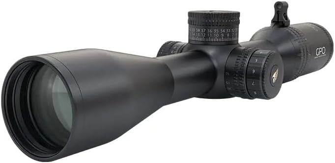 GPO German Precision Optics CENTURI 3-18x44i Riflescope, Long Range Rifle Scope with SFP Moai Illuminated Ballistic Reticle for Precise Targeting, Designed for All Around Precision (RC650)