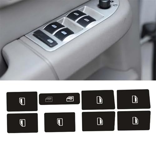 Pegatinas interruptor coche botones faros kit reparación A2 1998 2000 4