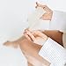 Parissa Wax Strips for Legs & Body, Hair Removal Waxing Kit with Azulene Oil, 40 Strips