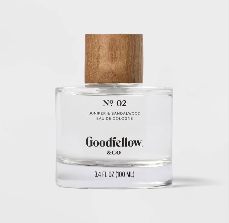 Goodfellow & Co No. 02 Juniper & Sandalwood Men's Cologne, (3.4 fl oz,)