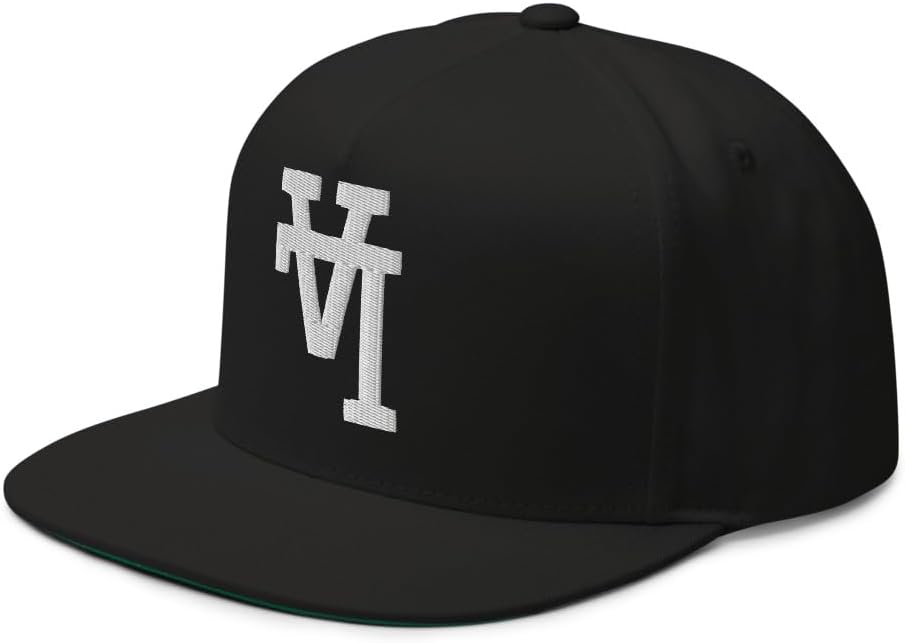 Upside Down LA Hat - Inverted Los Angeles Embroidered Adjustable Snapback Cap
