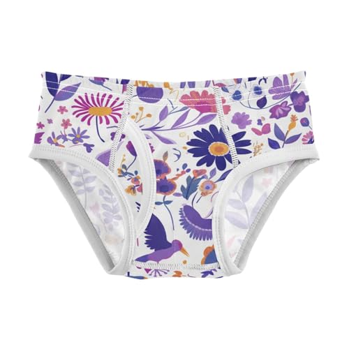 KLL Mexican Otomi Style Toddler Boys' Pure Cotton Nighttime Underwear Breathable Children Undies