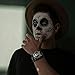 Imagen de JewelryWe Reloj Calavera Steampunk Hombre: Reloj de Pulsera de Cuarzo Analógico Moteros Redondo Vintage para Caballero Correas de Cuero Ancha