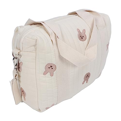 Focket Organizzatore per Passeggino,Borsa Universale per Pannolini per Bambini di Grande Spazio con Cerniera,Borsa per Mamma Ricamata per Pannolino,Telefono,Borsa Coniglio (Focket3276xgqzvh-13)
