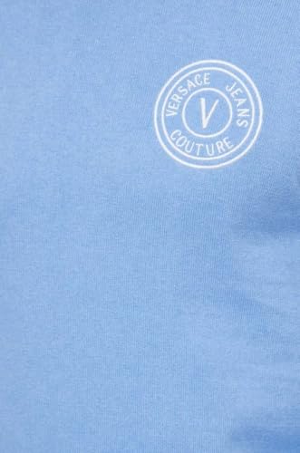 Versace Jeans Couture Sky Blue Logo Sweater – Everyday Elegance3