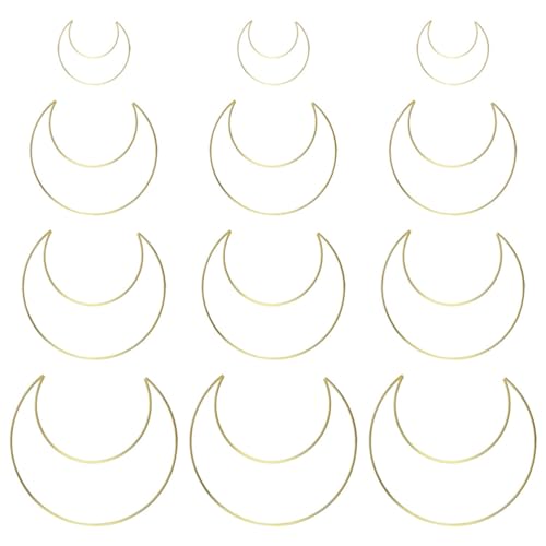 Marcos lunares HOLIDYOYO de aros de hierro de soldadura limpia para decoración 2