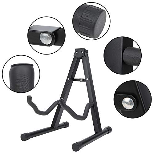 Support de guitare pliable, style de sol de type A, ukulélé pliable universel, accessoires d’instruments de musique - Les Beatles, Paul McCartney, John Lennon, RIngo Starr, George Harrison Support de guitare pliable, style de sol de type A, ukulélé pliable universel, accessoires d'instruments de musique – Image 6