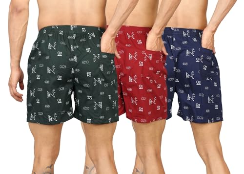 Image of Men's Pure Cotton Regular Printed Boxer