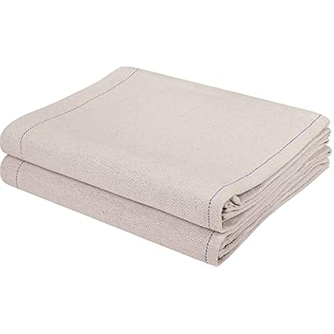 Westlane Linens Kitchen Oven Cloth - Professional Weave Heat Resistant Heavy Duty Chef Clothes (48x74cm), Cotton Made Oven Cloths, Alternate of Oven Gloves | Cotton Linen Cloth Pack 2 Cover