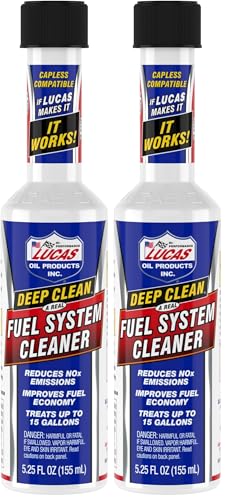 Image of Lucas Oil Deep Clean Fuel System Cleaner, 5.25 Ounce (10669) (Pack of 2)