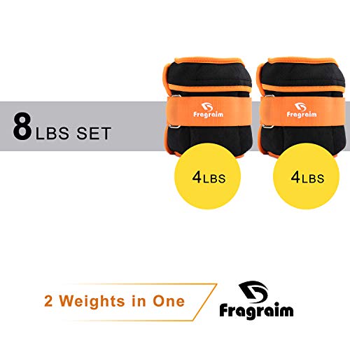 Adjustable Ankle Weights 1-3/4/5/6/8/10/12/15/20 LBS Pair with Removable Weight for Jogging, Gymnastics, Aerobics, Physical Therapy - Image 3