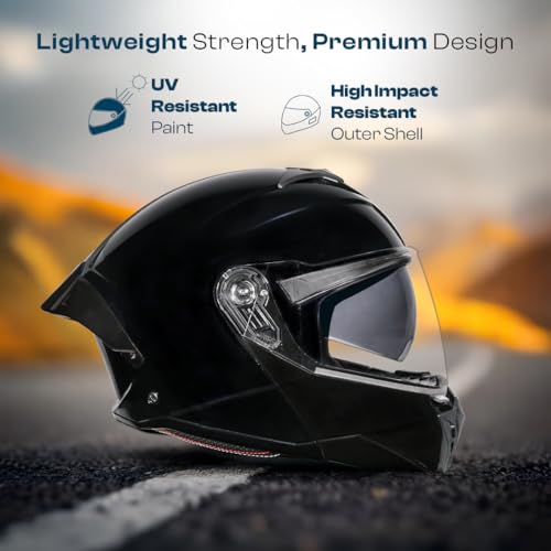 STUDDS Trooper Full Face Helmet Black - Image 4