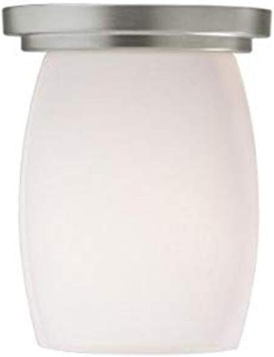 Kichler 8043NI Flush Mount Ceiling Lighting Round, Brushed Nickel 1-Light (5" W x 7" H) 100 Watts