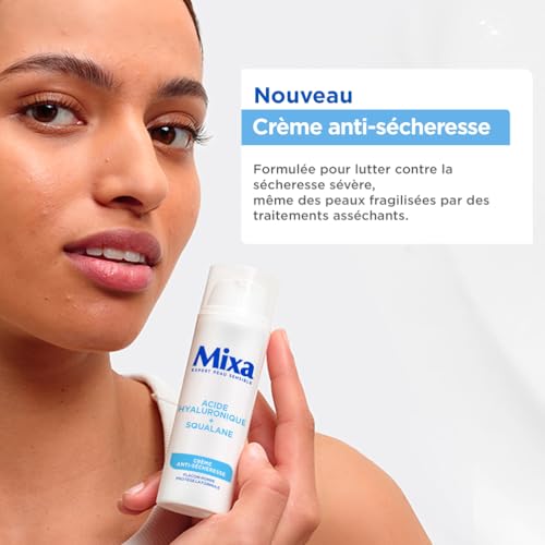 Soin Visage Crème Anti Sécheresse Acide Hyaluronique Et Squalane Mixa Le Flacon De 50ml - vue 5