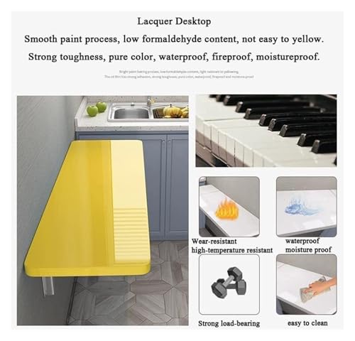 Table pliante murale bois : finis les petits espaces encombrés - 6