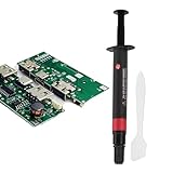 Hochleitfähige Wärmeleitpaste – Wärmeleitendes Silikonmaterial Unterstützt die Wärmeübertragung mit einer Leitfähigkeit der 12,8-W-Klasse, benutzerfreundliche Konfiguration für mehrere Geräte | Geeign