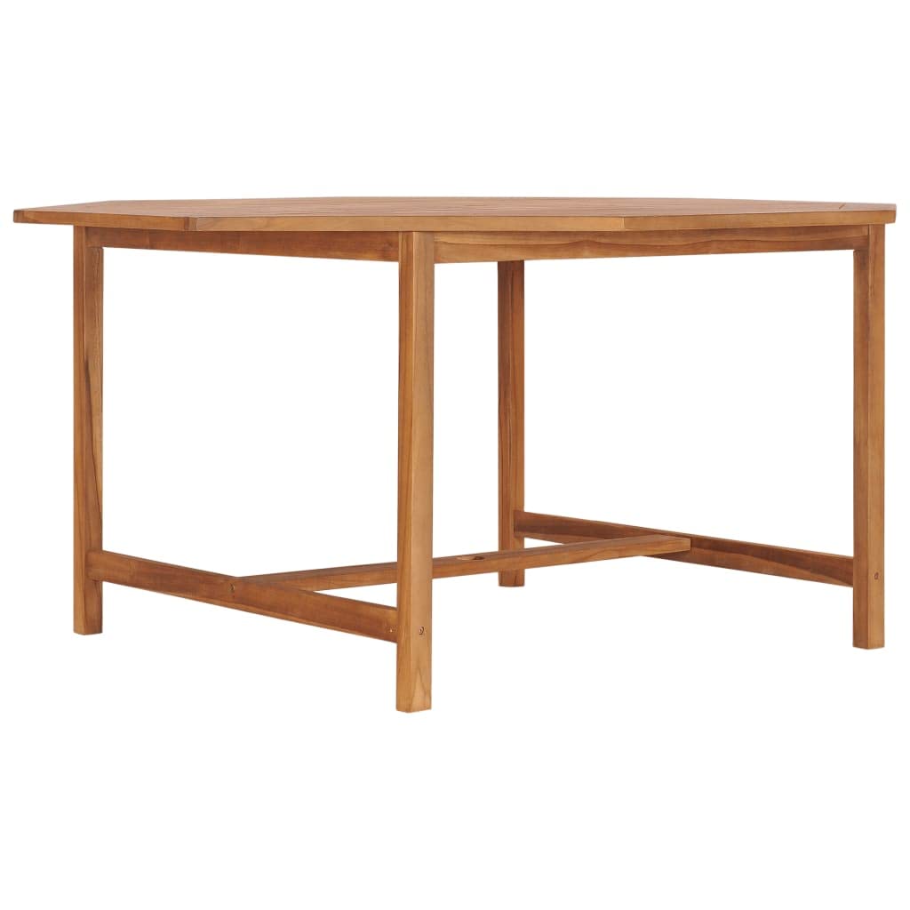 Mobili,Mobili da esterno,Tavoli da esterno,Tavolo da giardino 150x150x75 cm in legno massello di teak