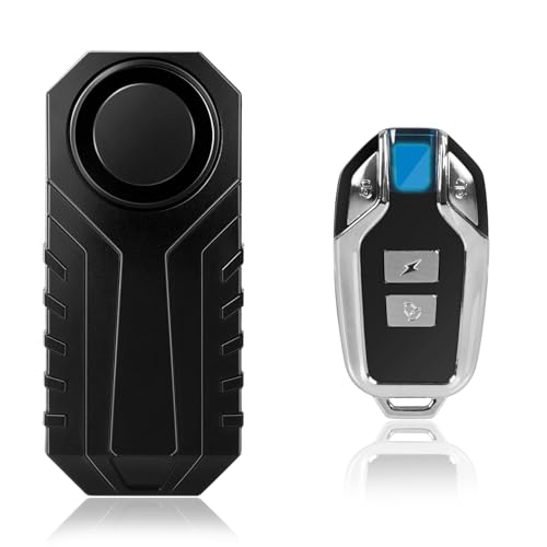 Wireless Bike Alarm with Remote, 113dB Anti-Theft